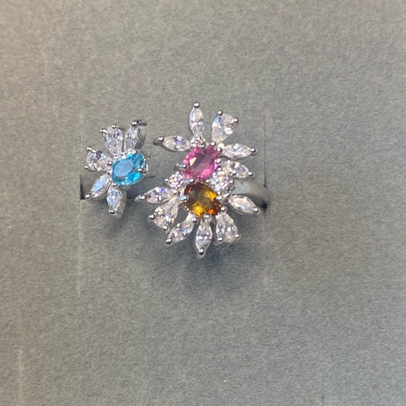 S925 designer Natural Tourmaline ring - Picture 4 of 16